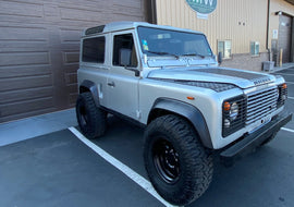 SOLD! 1984 "The Silversmith" Defender 90 Left Hand Drive LAND ROVER