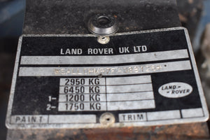 SOLD!  1991 "The County" Defender 110